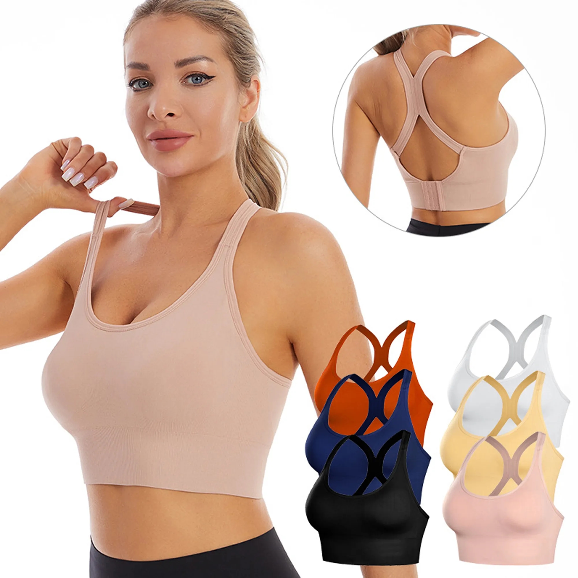 Cross Back Sports Bra 4