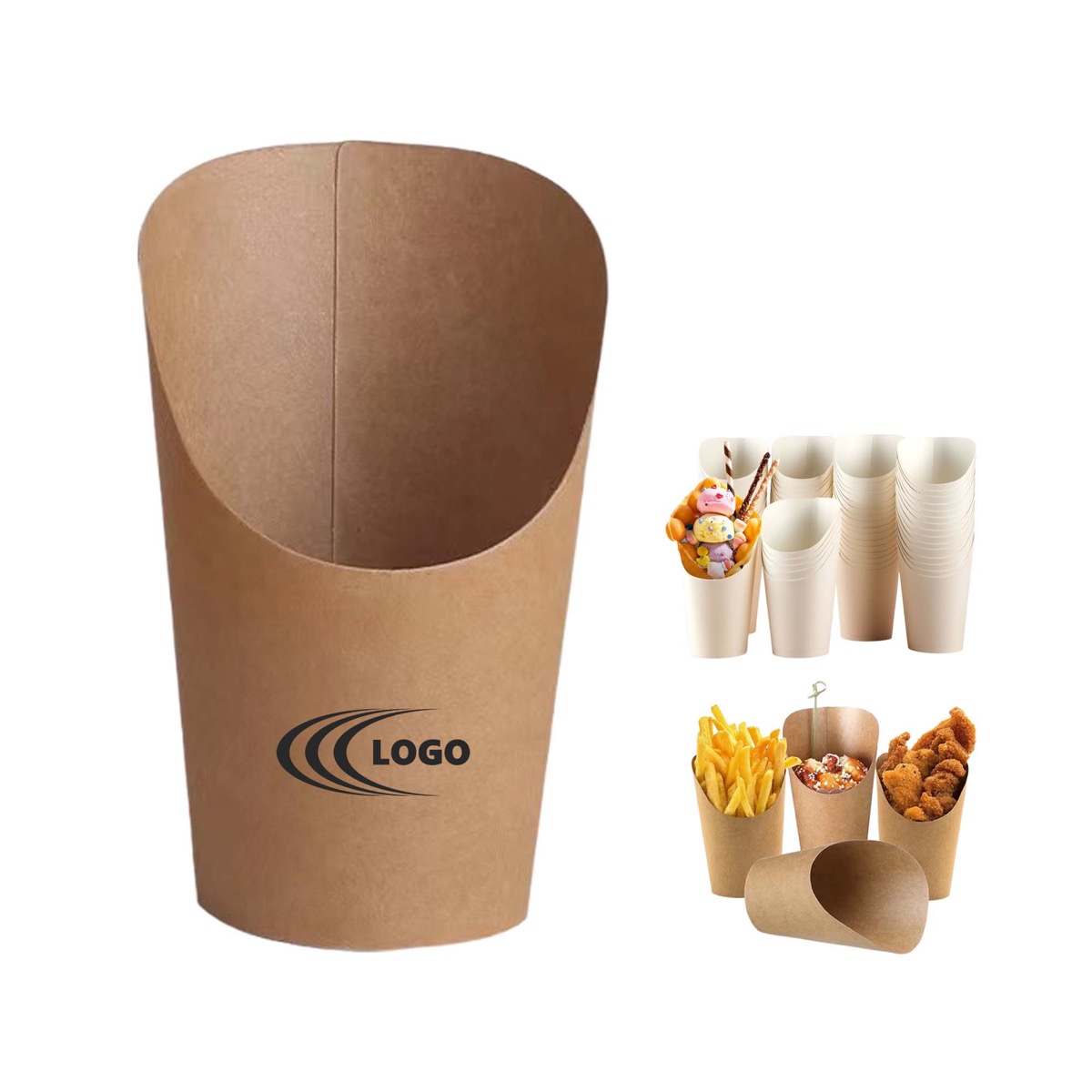 14OZ Disposable French Fry Cup 4