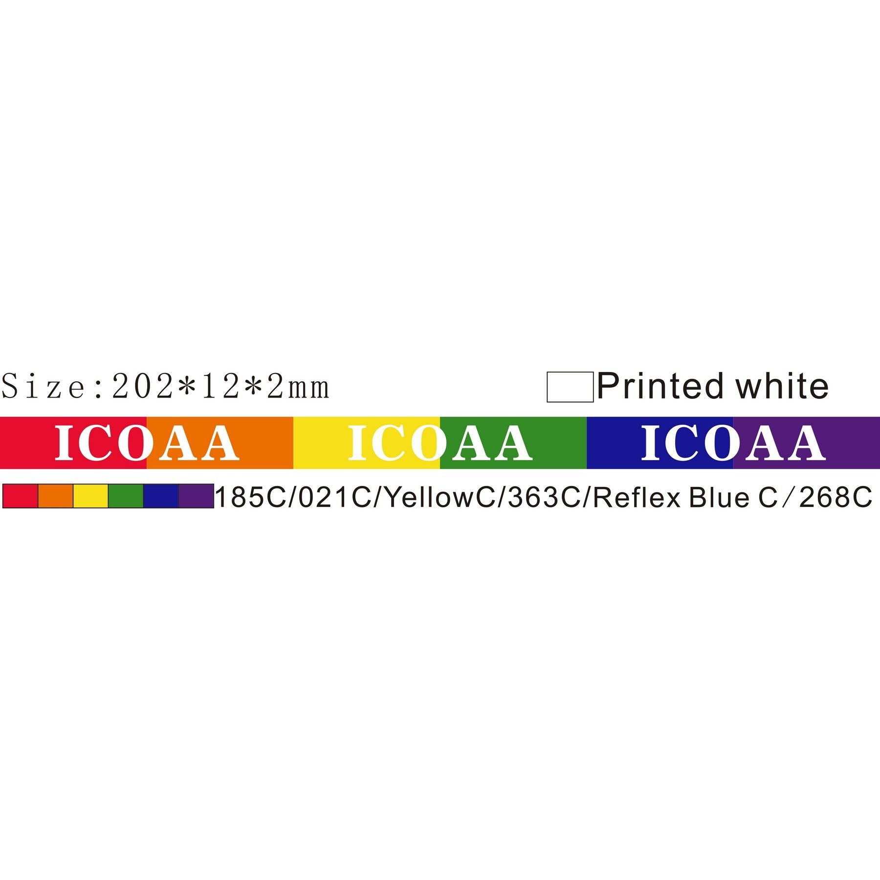 Gay Pride Wristbands Lesbian Rainbow Silicone Bracelets 10