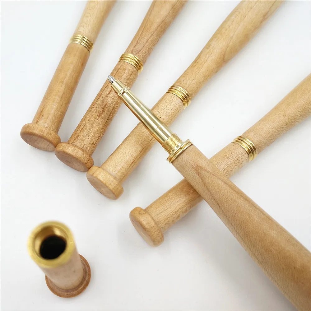 Wooden Baseball Bat Shape Ballpoint Pen 1