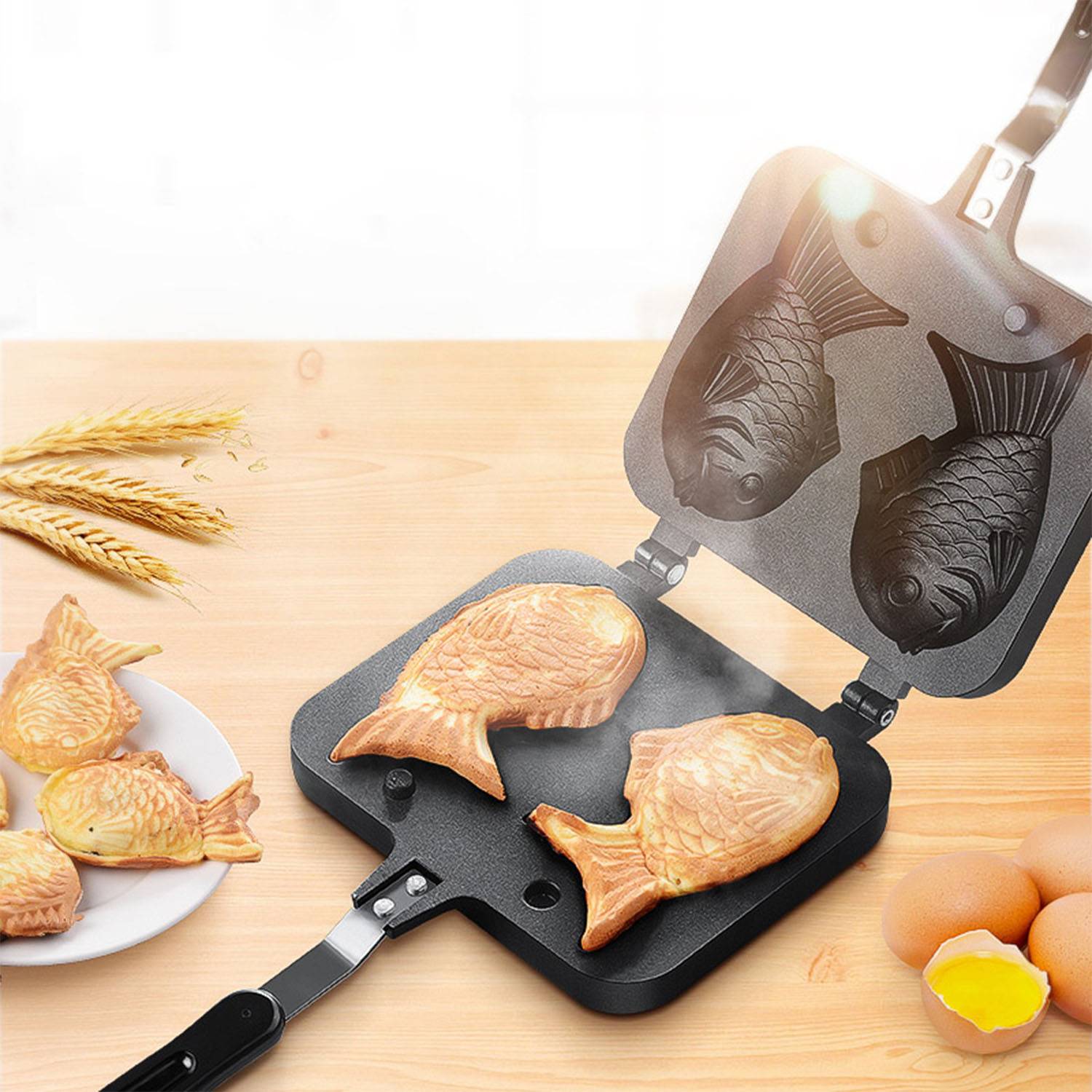 Fish Shape Waffle Baking Mold 5