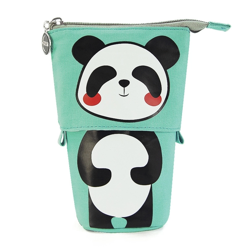 Canvas Foldable Stand-Up Pen Pencil Container Organizer Bag 7