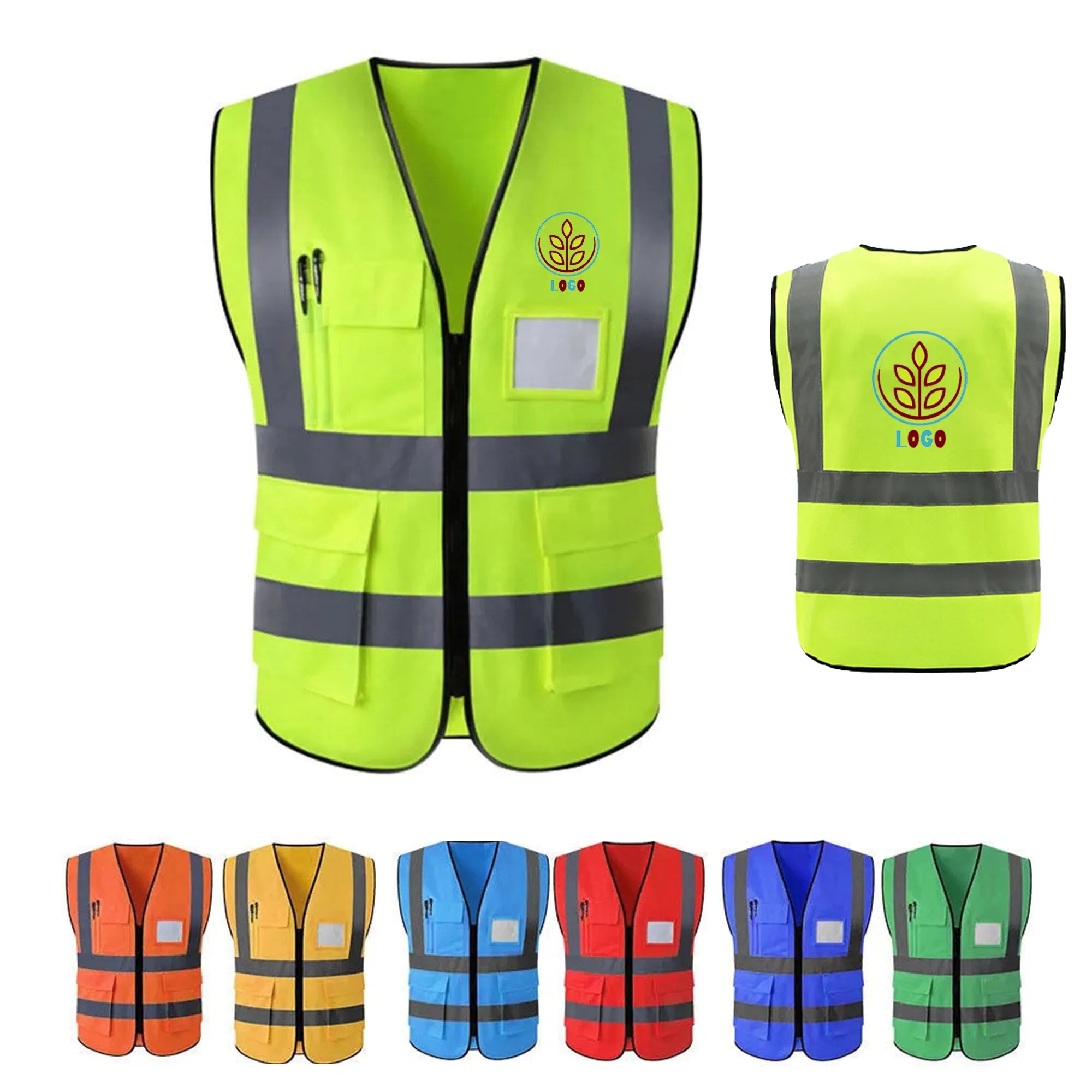 Full Color Hi-Viz Safety Vest 12