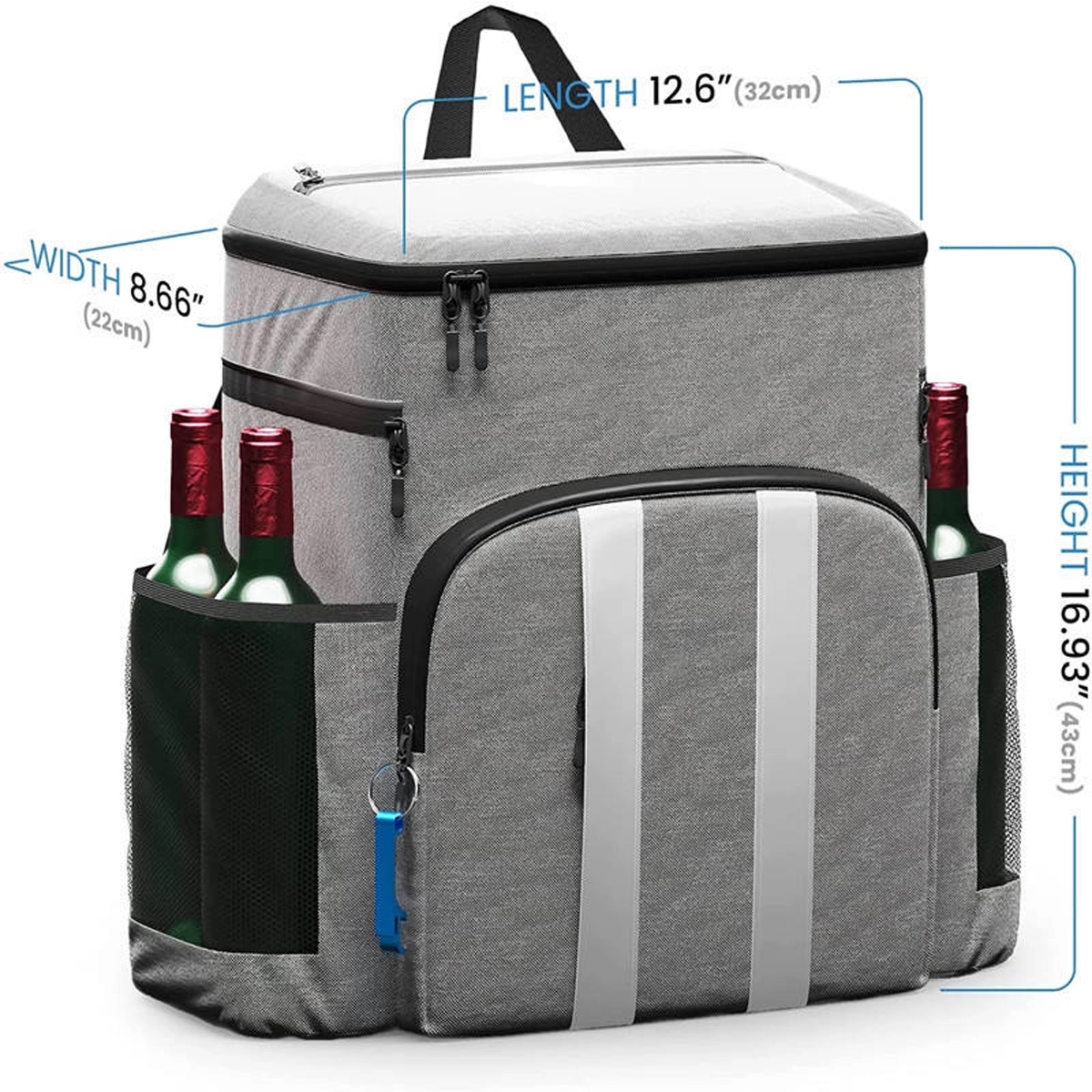 54 Cans Soft Cooler Backpack 3