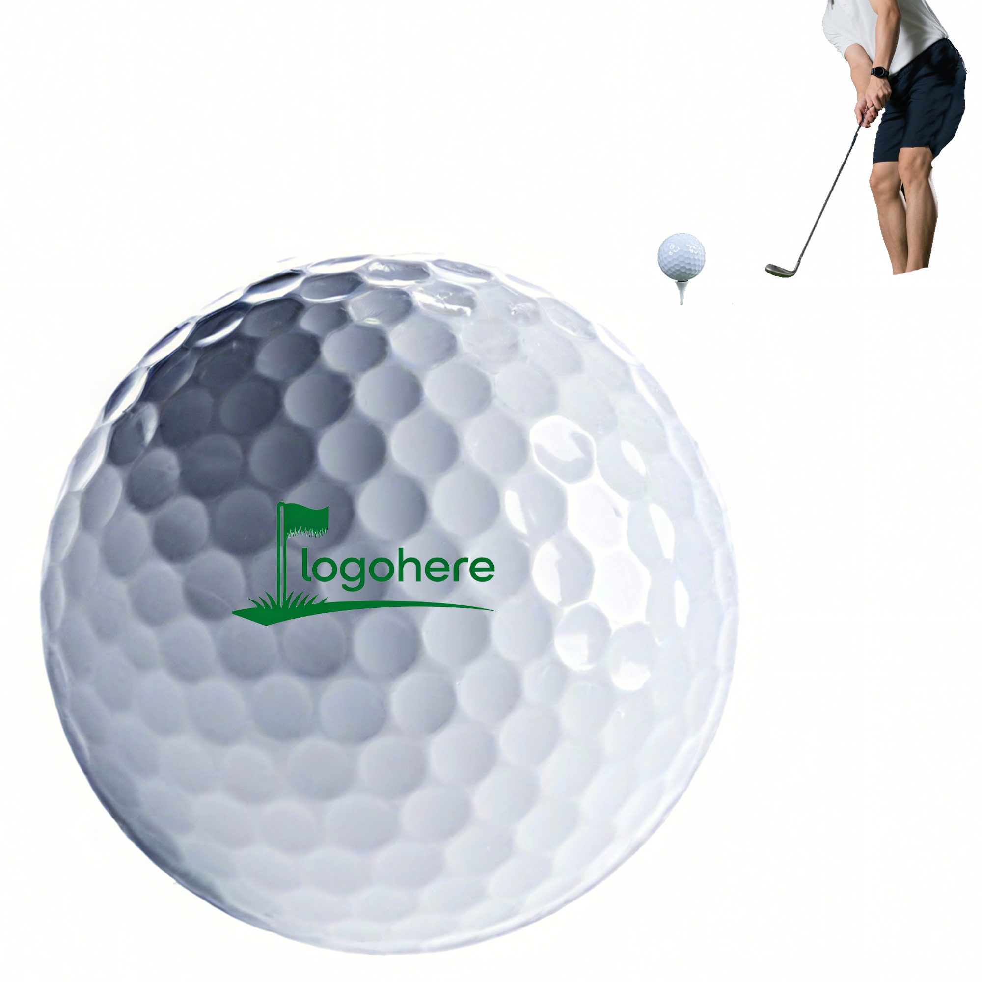 Personalized Practice Golf Balls 332 Dimples 1