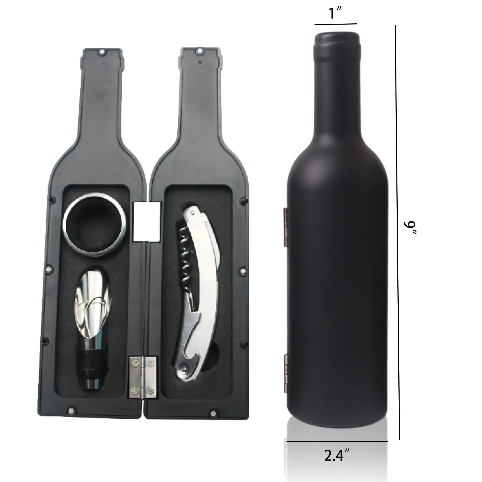 MOQ 20 Creative Wine Bottle Opener Set 4