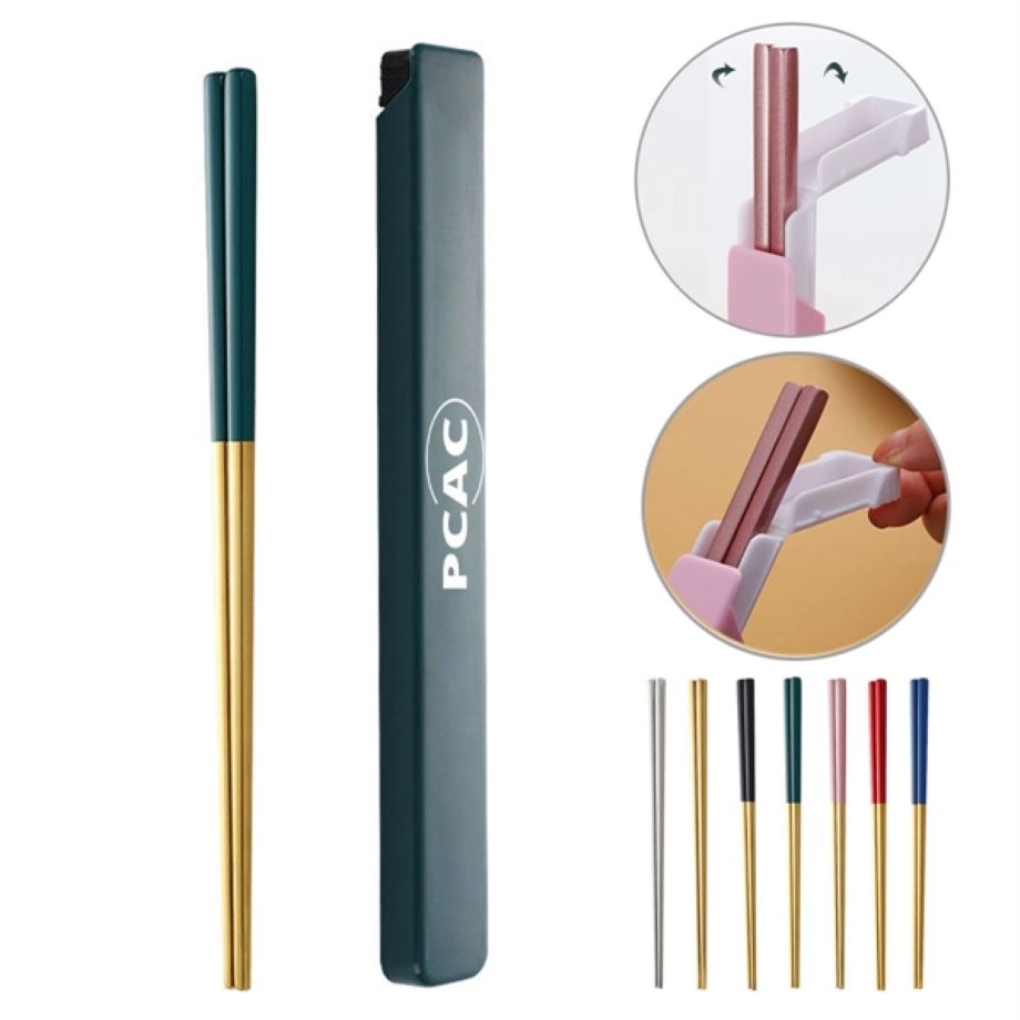 Reusable Stainless Steel Chopsticks With Case 2