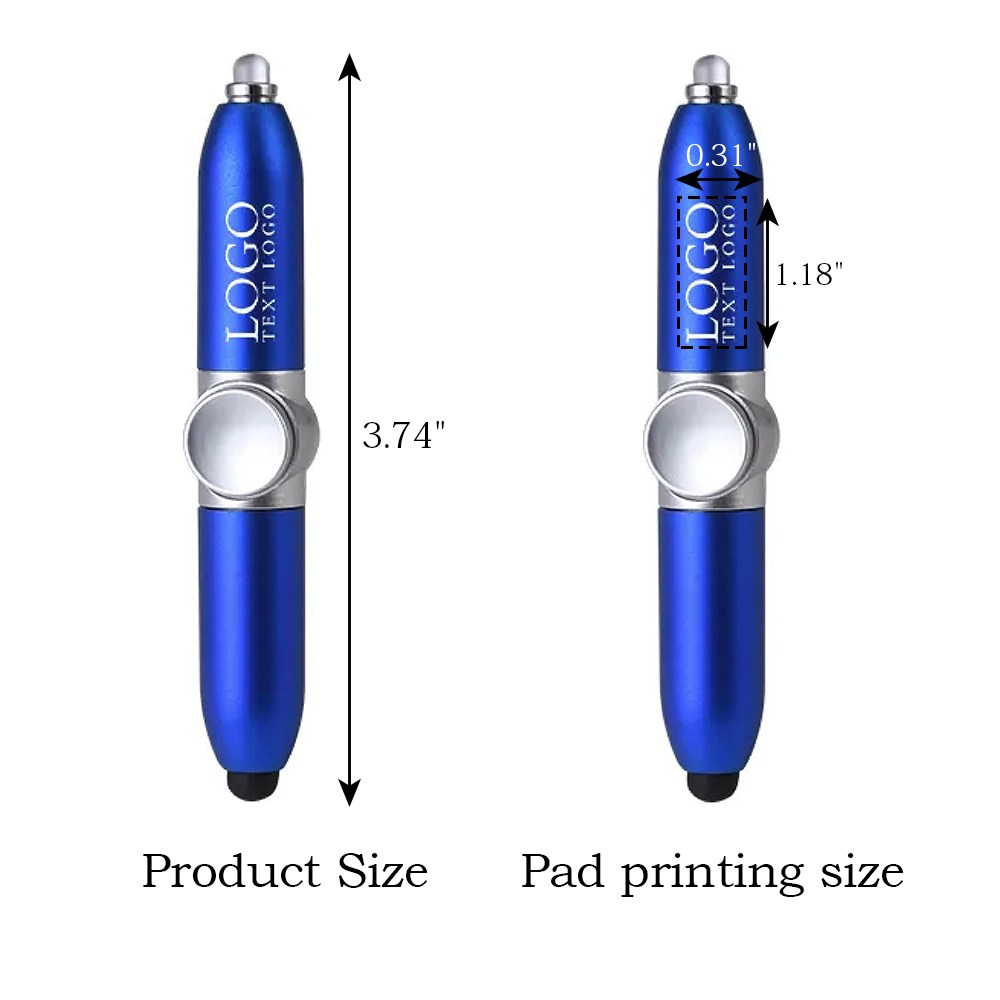 Promo Fidget Spinner Pen With Led Light 10