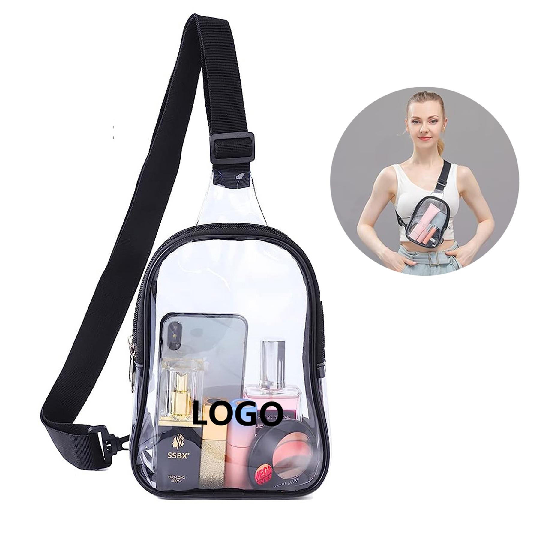 Clear Crossbody Bag 1