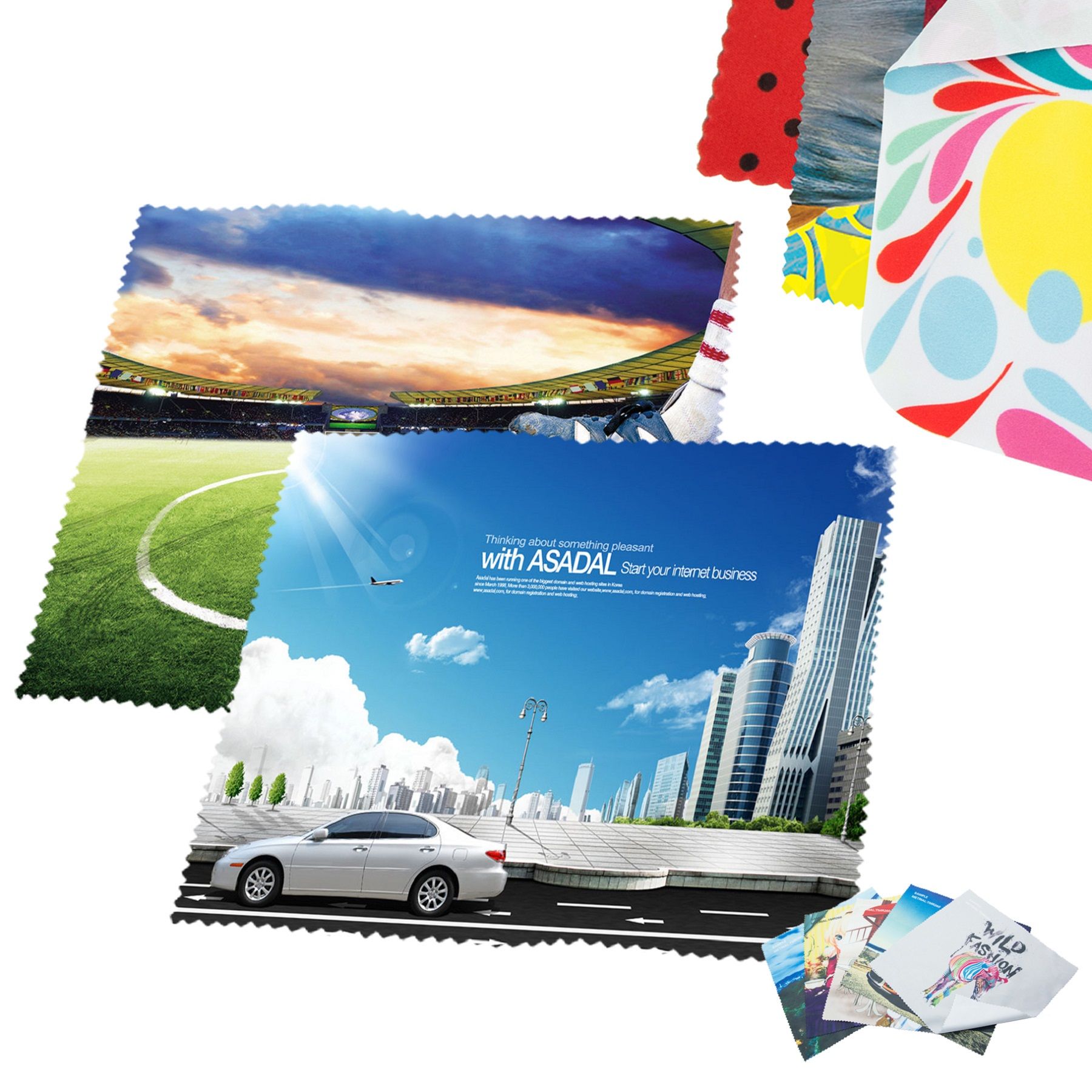 Premium Microfiber Cloths - 8x6 inch 2