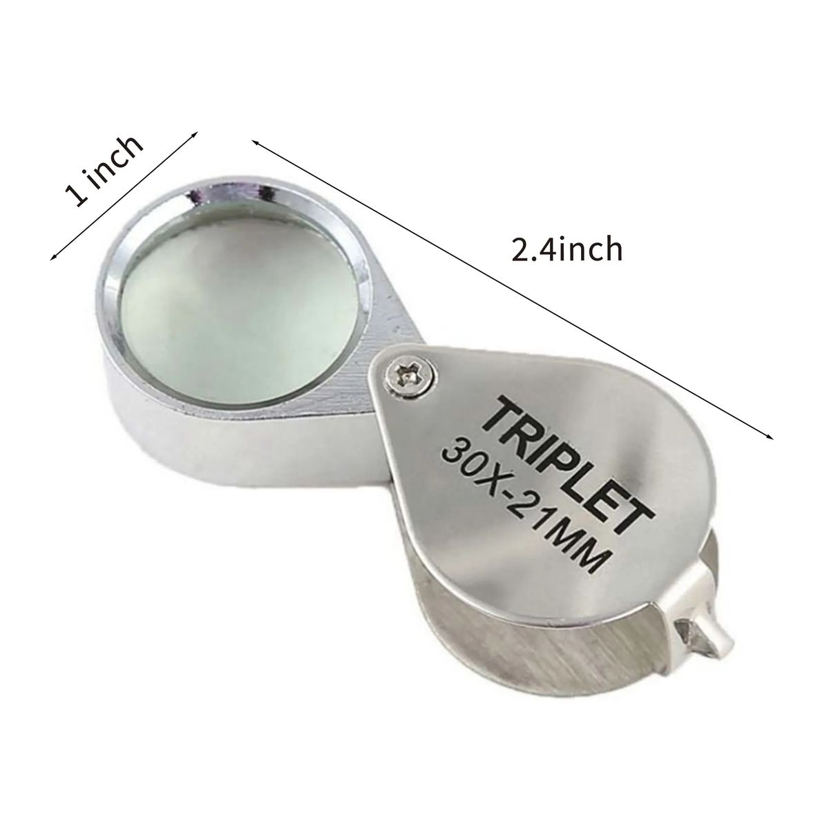 Portable Jewelers Loupe with Travel Case 3