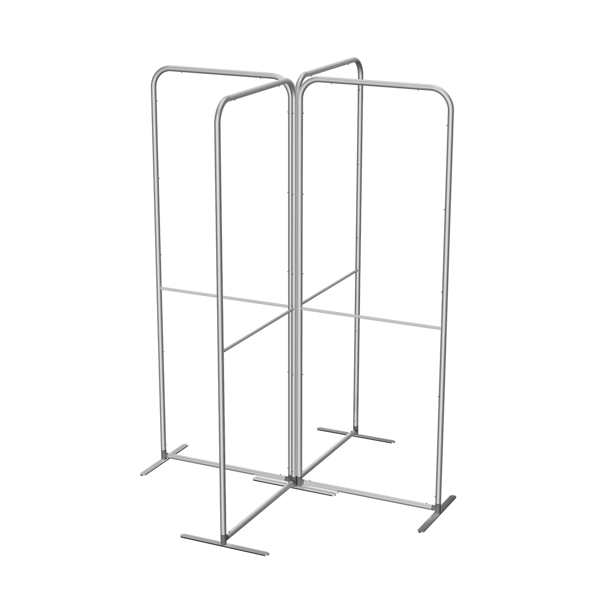 NEW MagLock X-Shape Fabric Display Kit H - 6'wx8'h 3