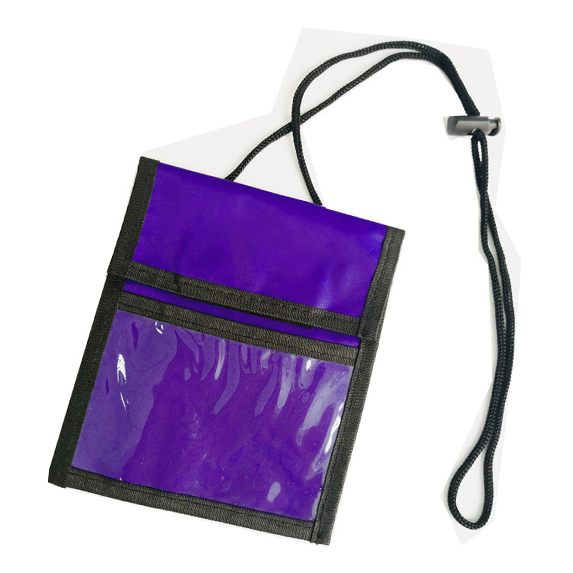 Nylon Multifunction Neck Wallet Badge Holder 2