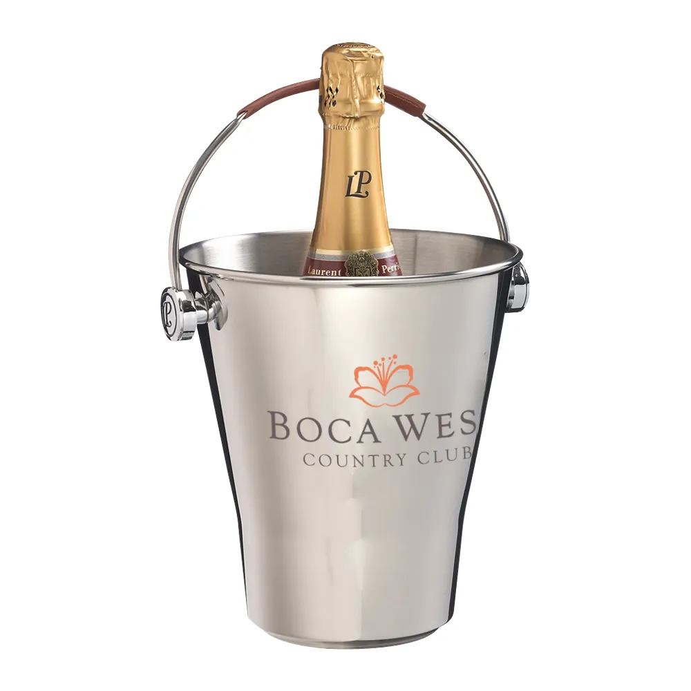 Large Metal Perrier Ice Bucket 5