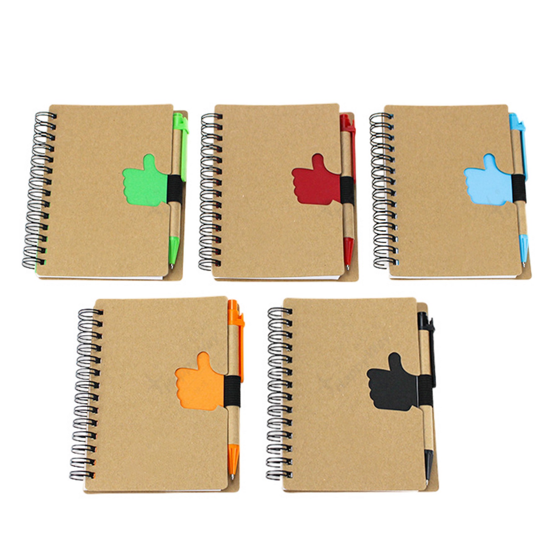Thumb Up Eco Spiral Notebook W/Pen 4