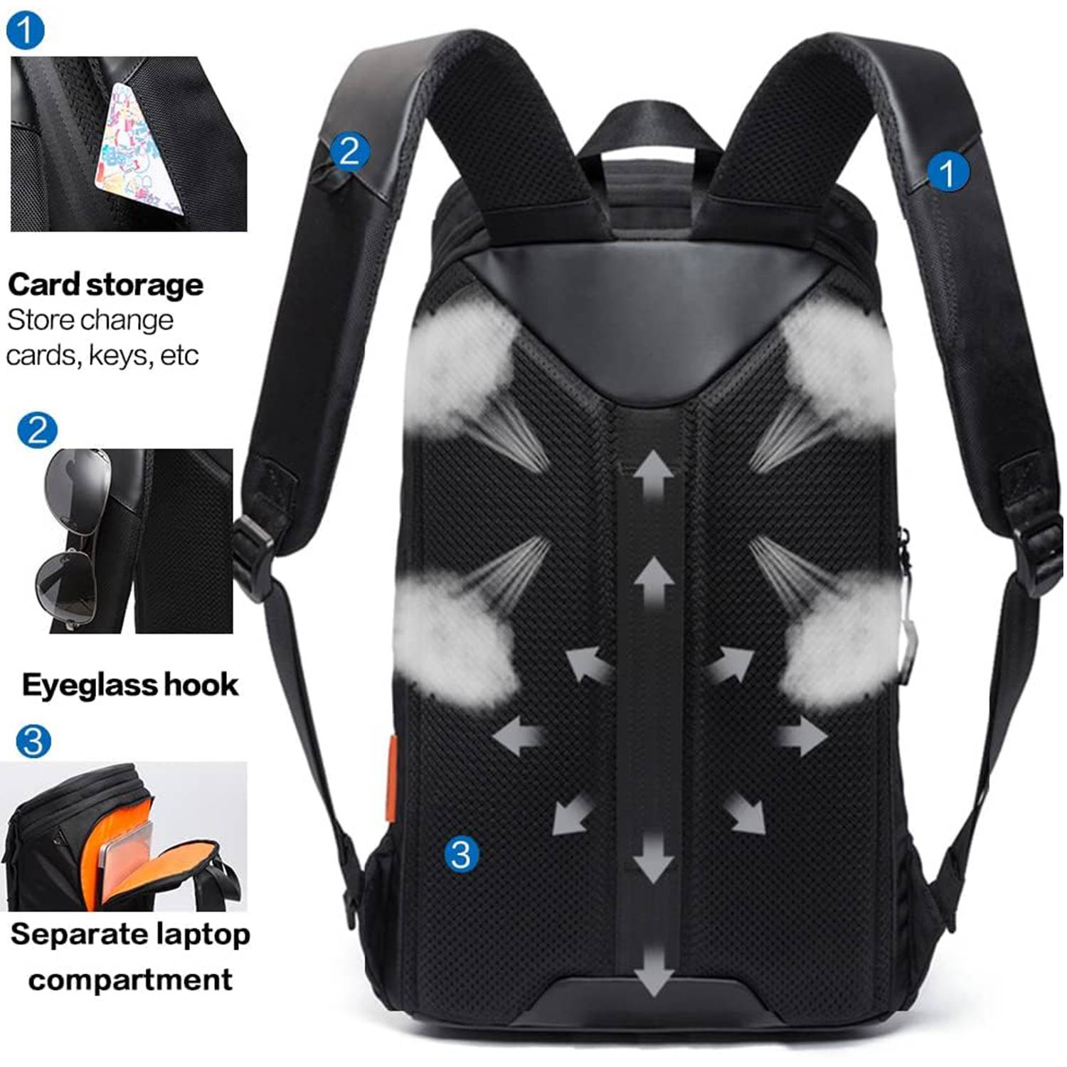 Large capacity outdoor travel backpack 3