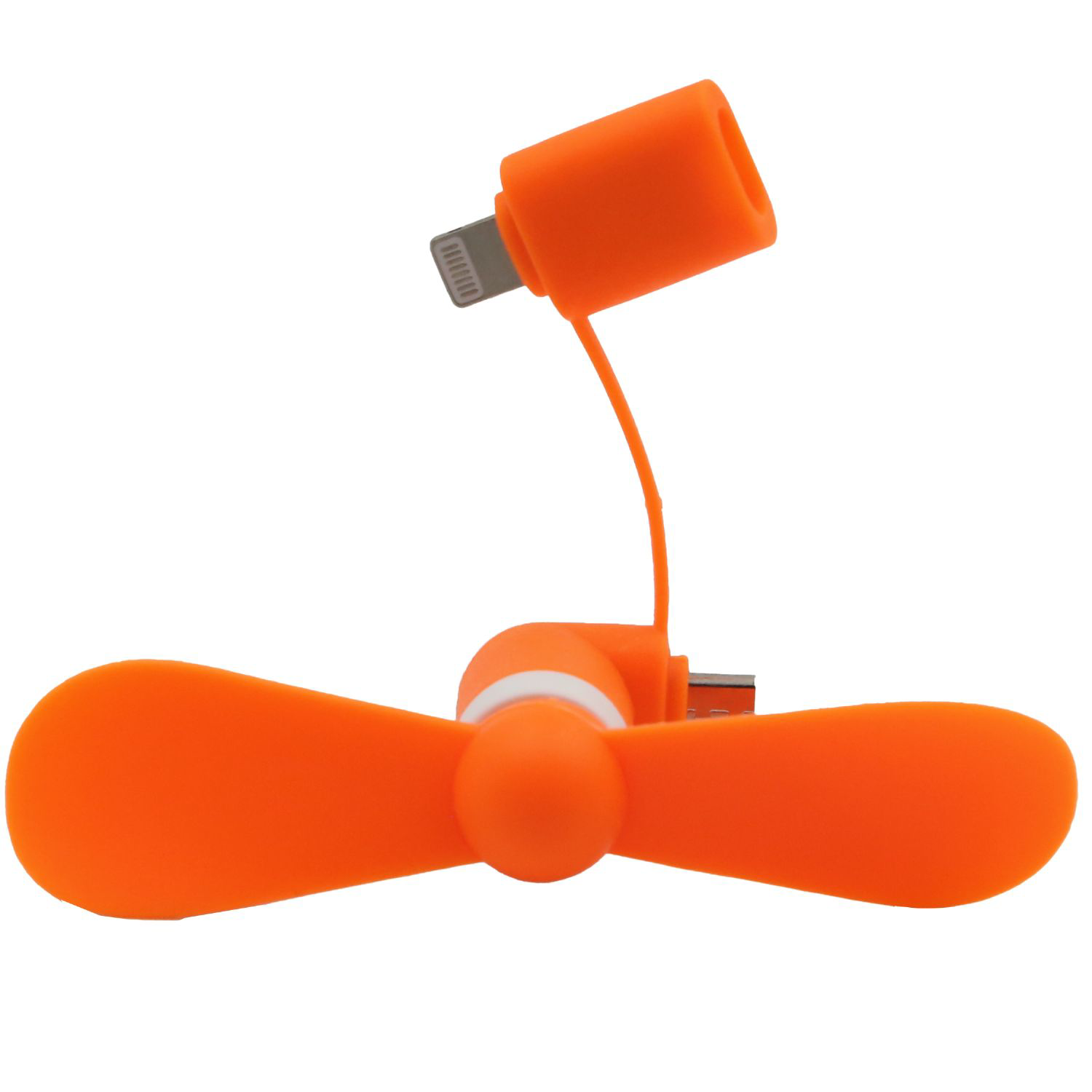 Mini USB Fan Dual with Lightning and USB C 5
