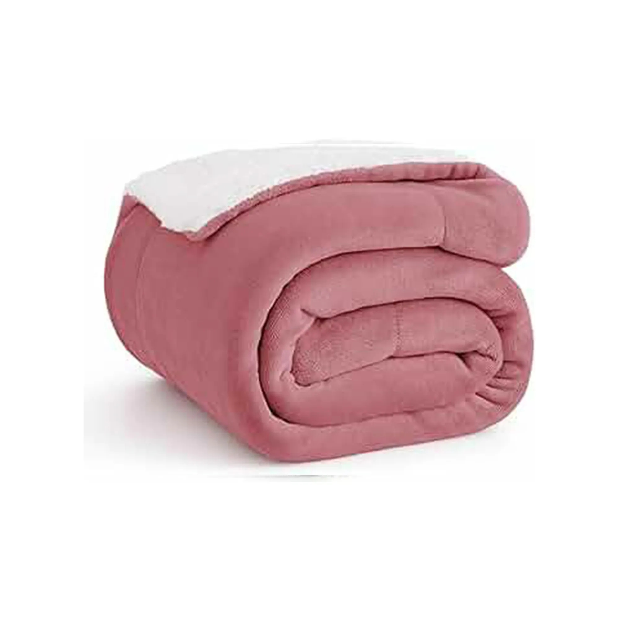 Soft Sherpa Fleece Throw Blanket 50"L x 60"W 6