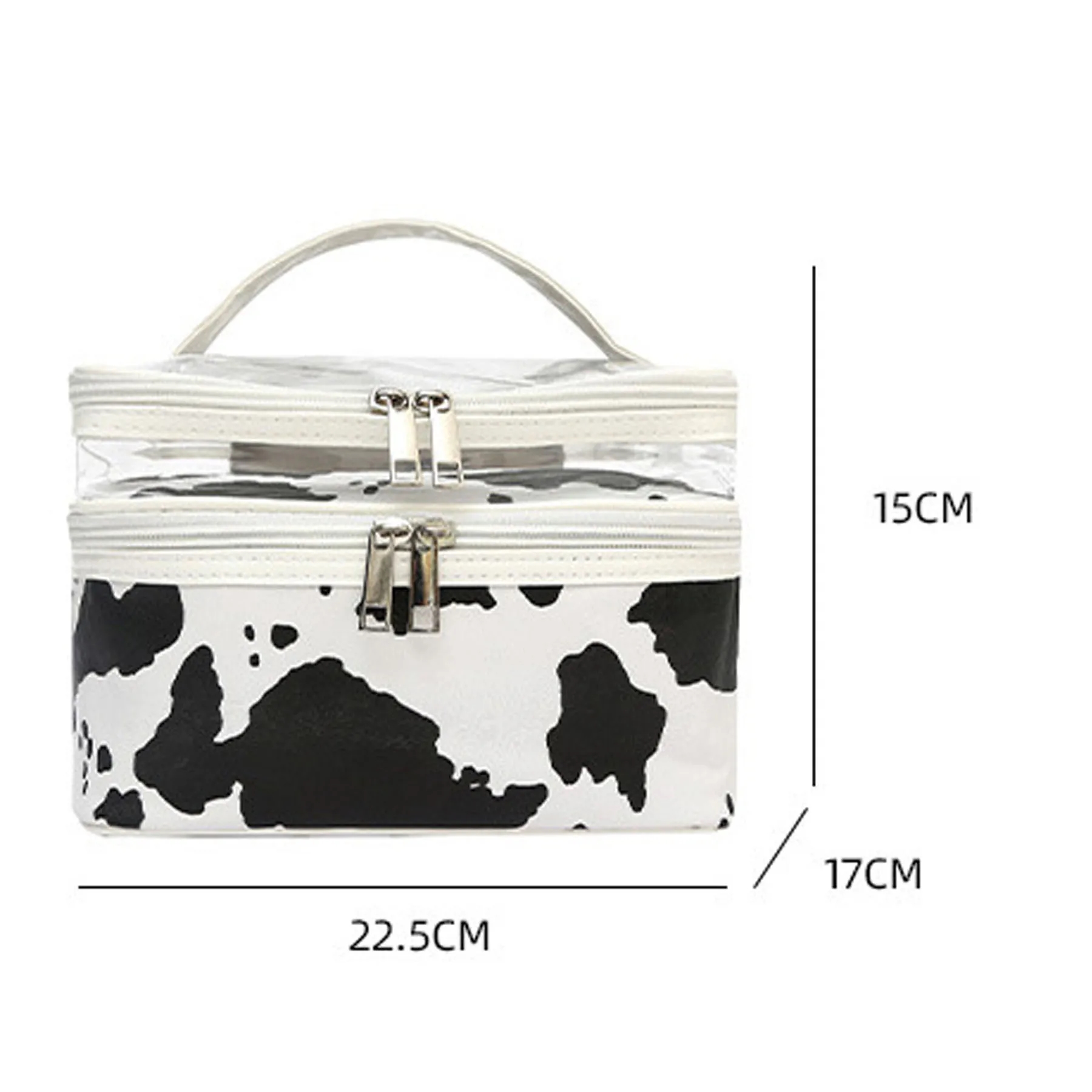 Double makeup bag 3