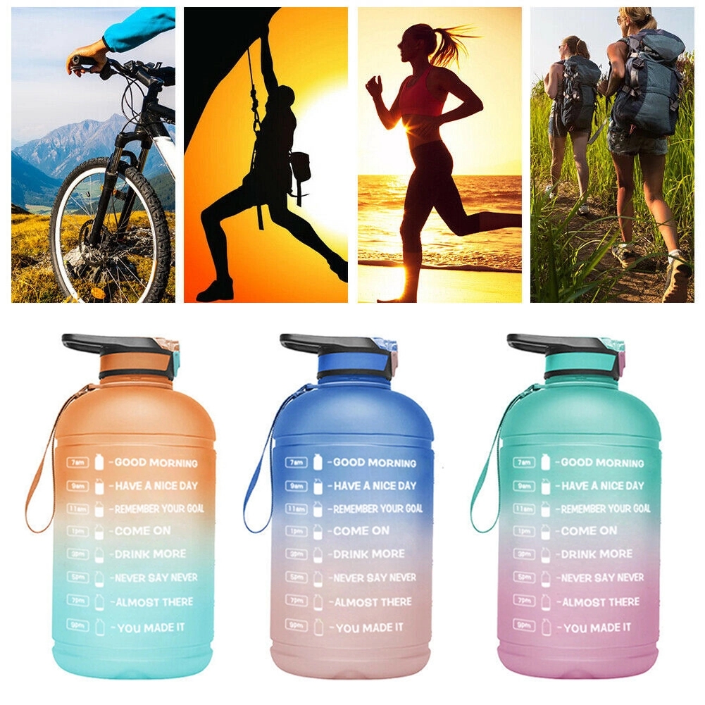 Custom 1 Gallon Water Bottle With Time Marker 3