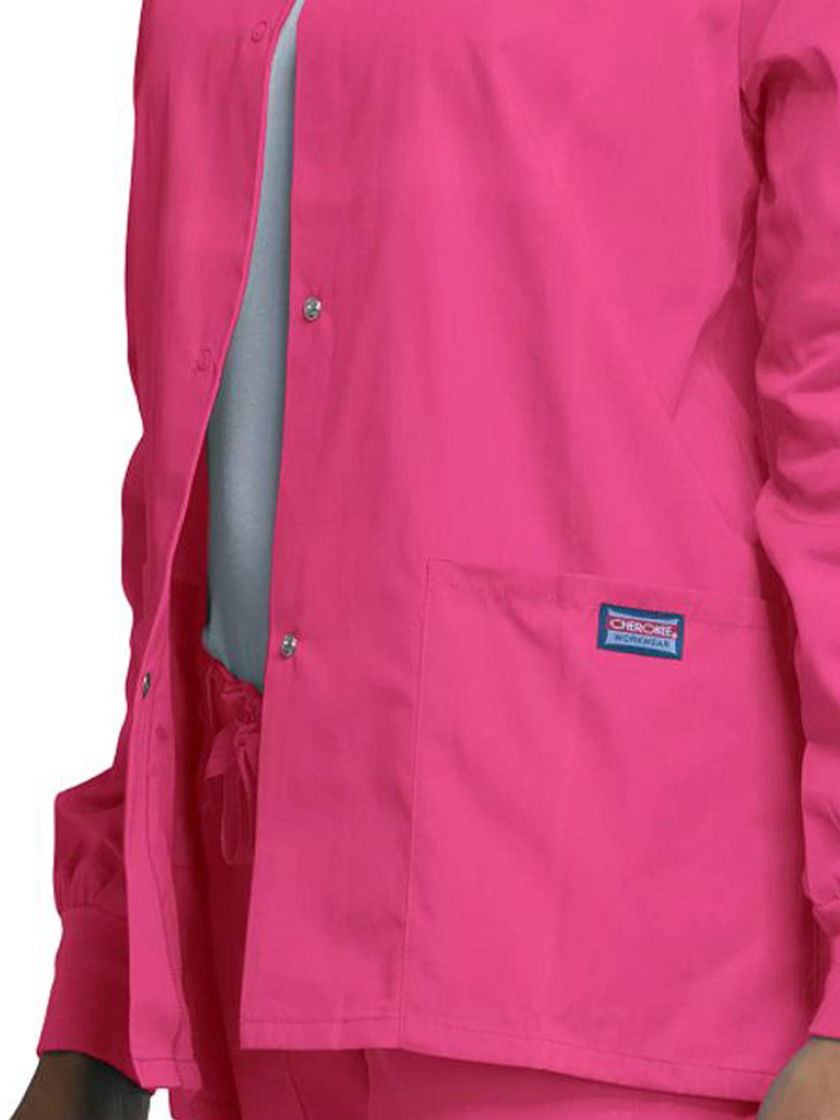 Cherokee - Workwear Originals - Women's 3-Pocket Snap Front Jacket 107