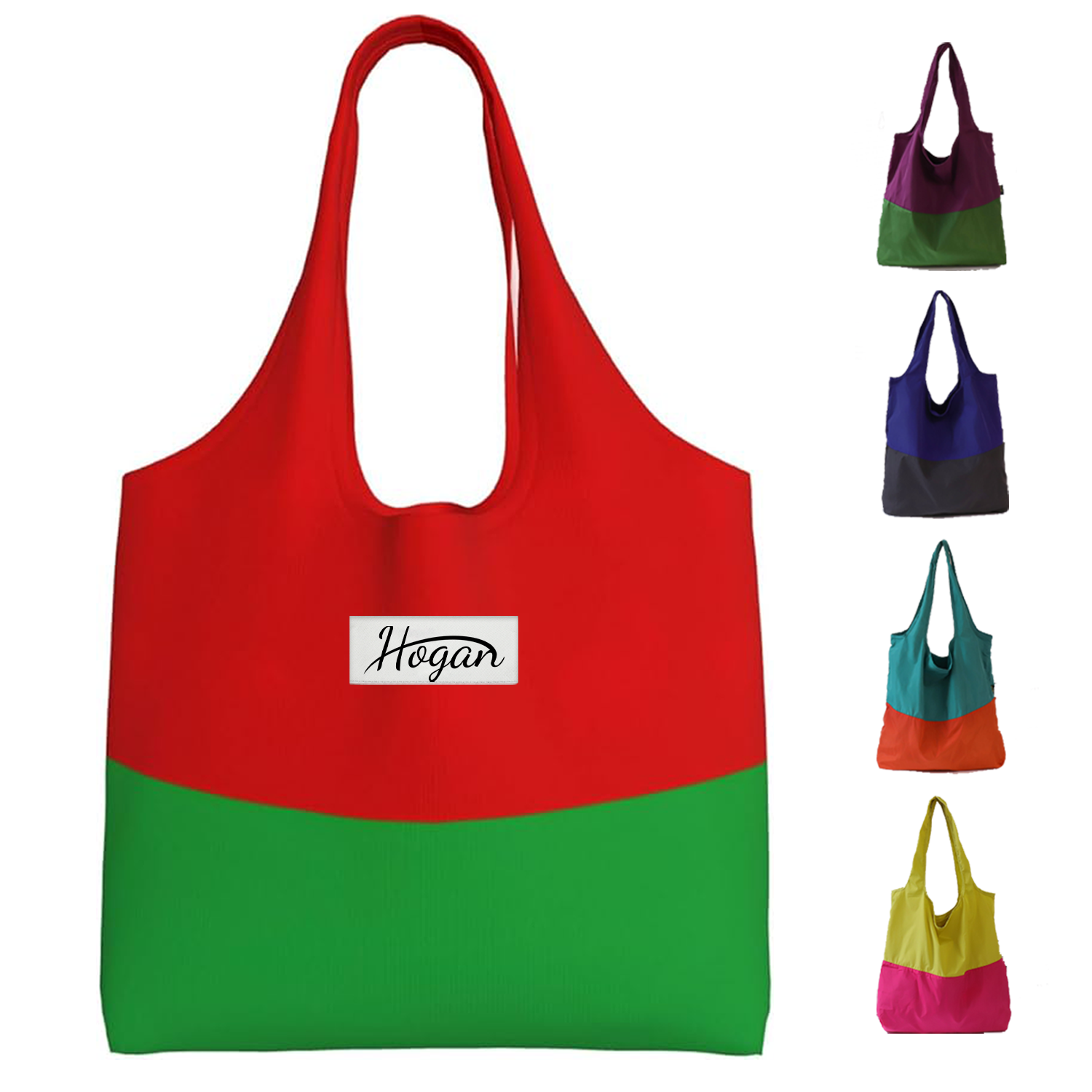 Stitching Color Tote bag 5