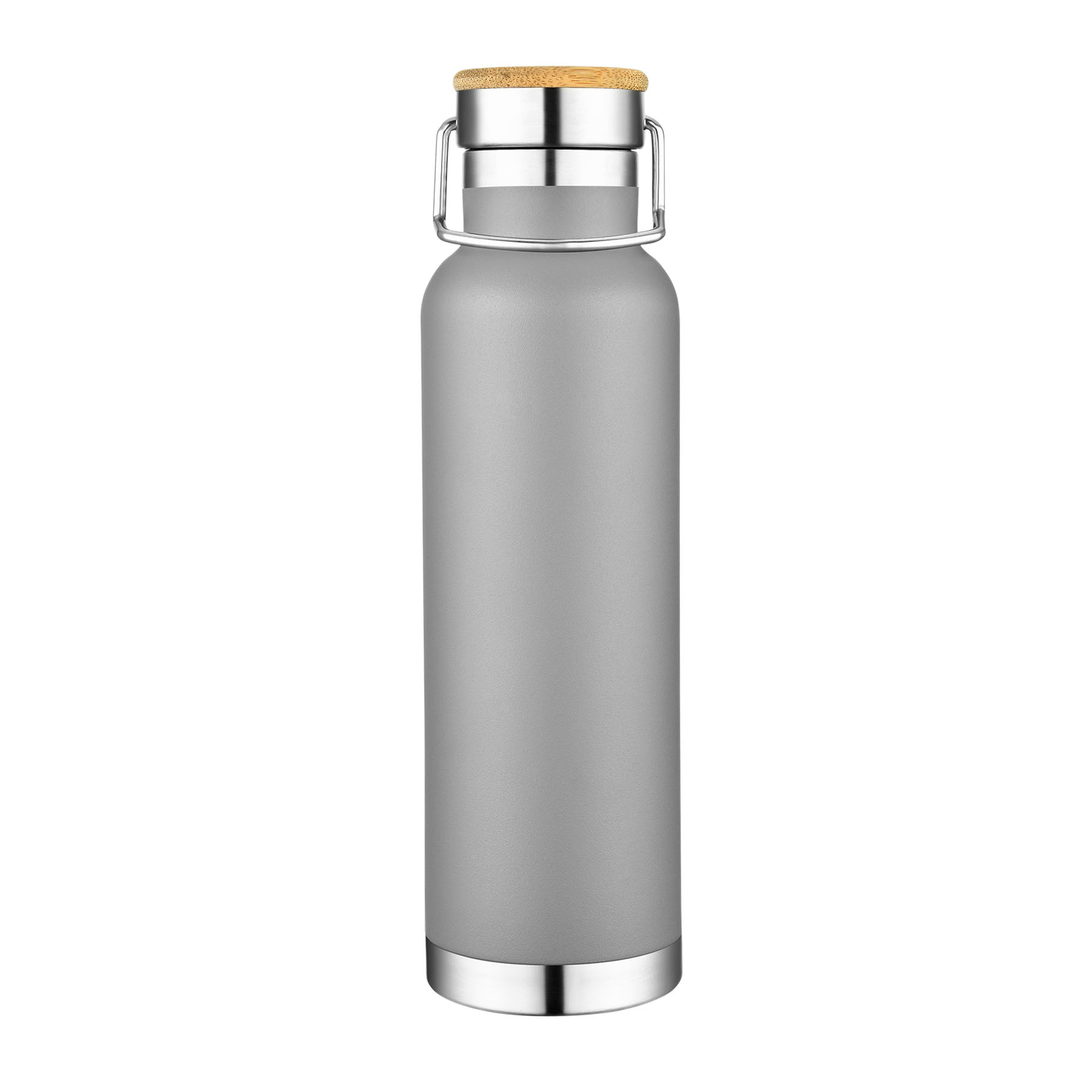 20oz. Double Wall SS Vacuum Tumbler with bamboo lid 6
