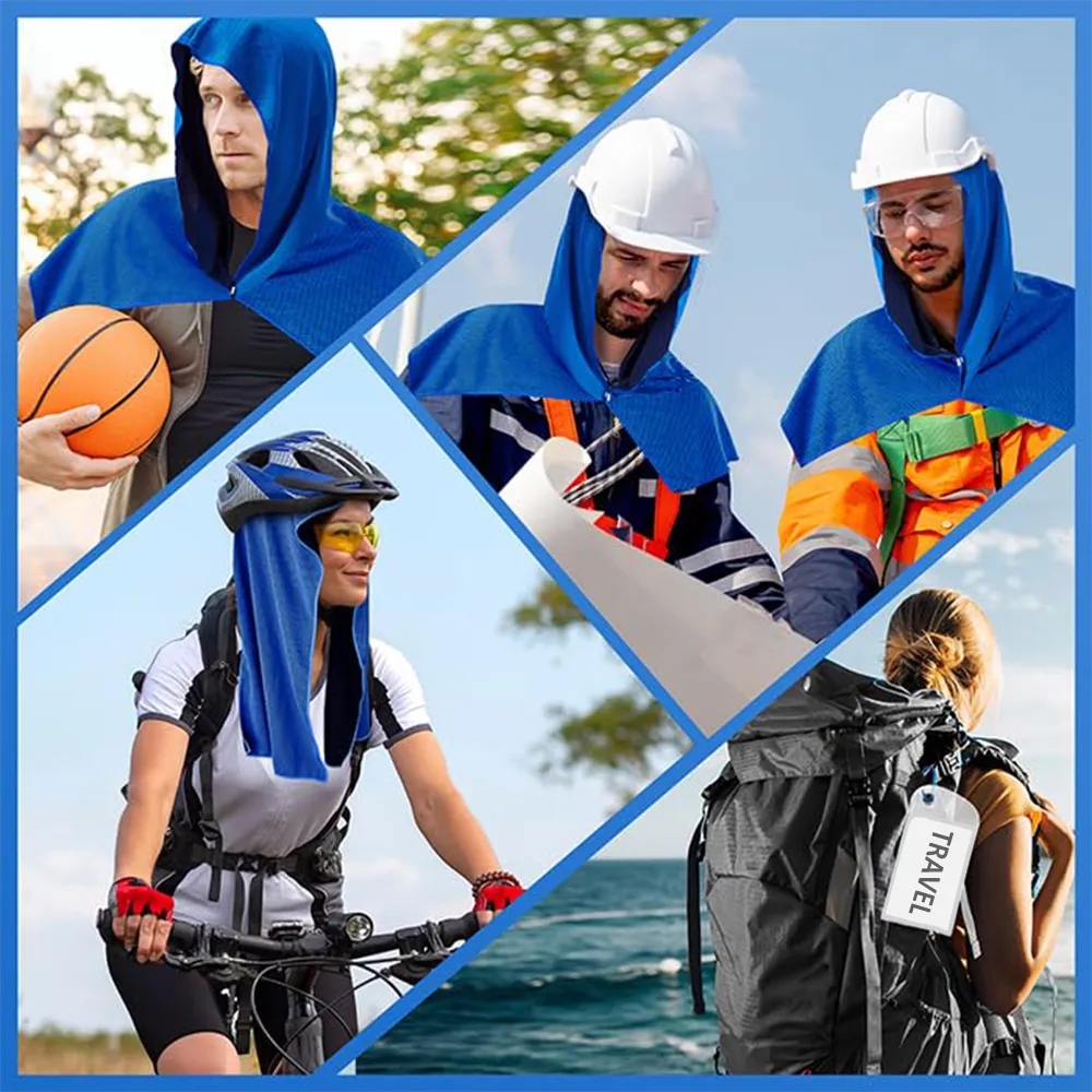 Cooling Hoodie Towel UPF 50 Sun Protection 12