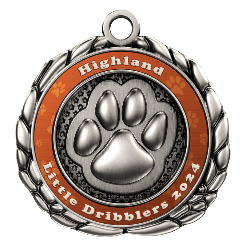 Express Vibraprint™ Paw Quali-Craft Medallion (2-1/2") 5
