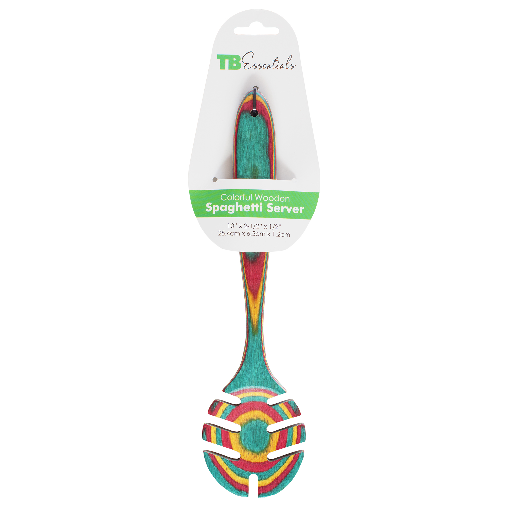 Colorful Wooden Spaghetti Server 1