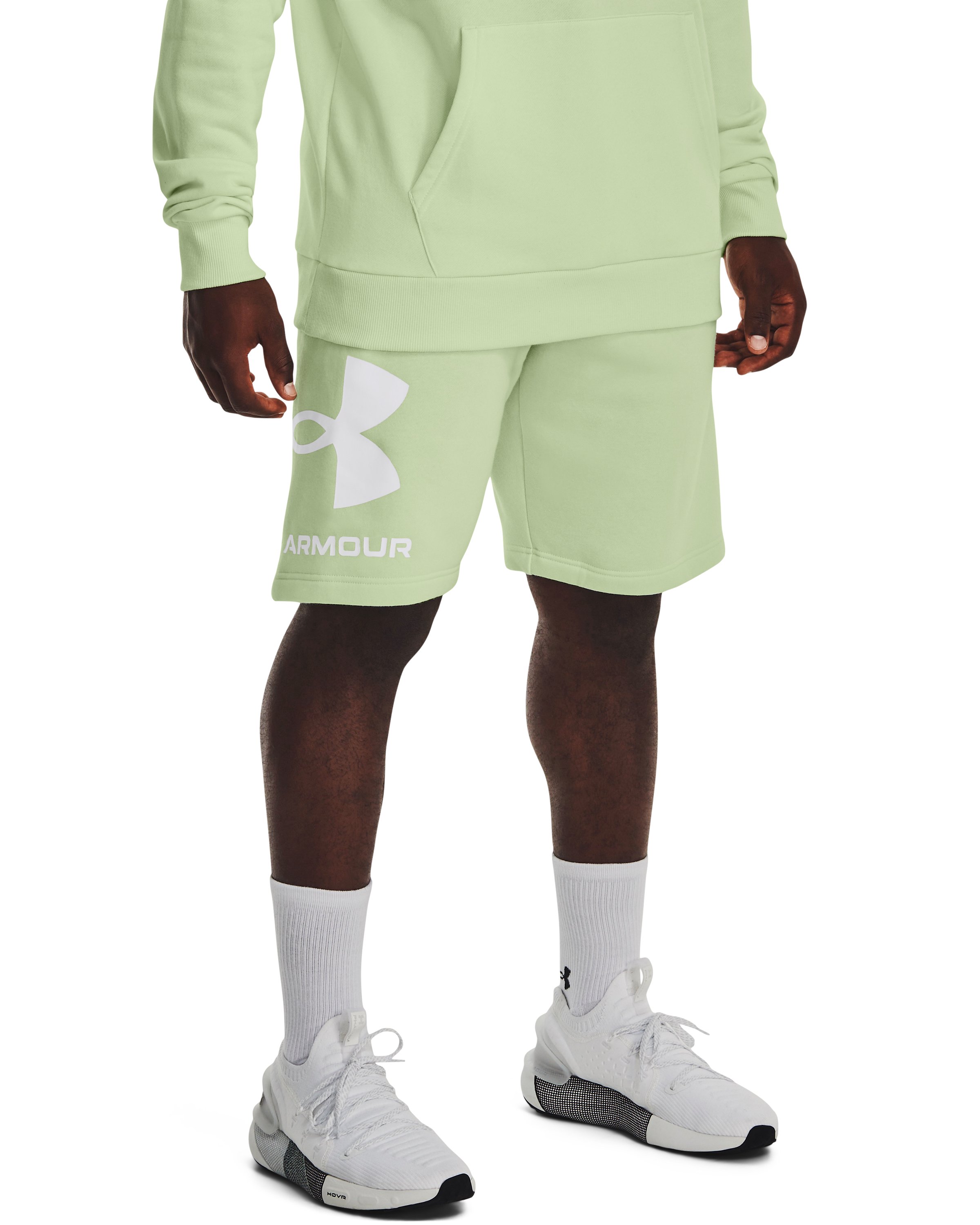 UA Rival Fleece Big Logo Men's Shorts 5