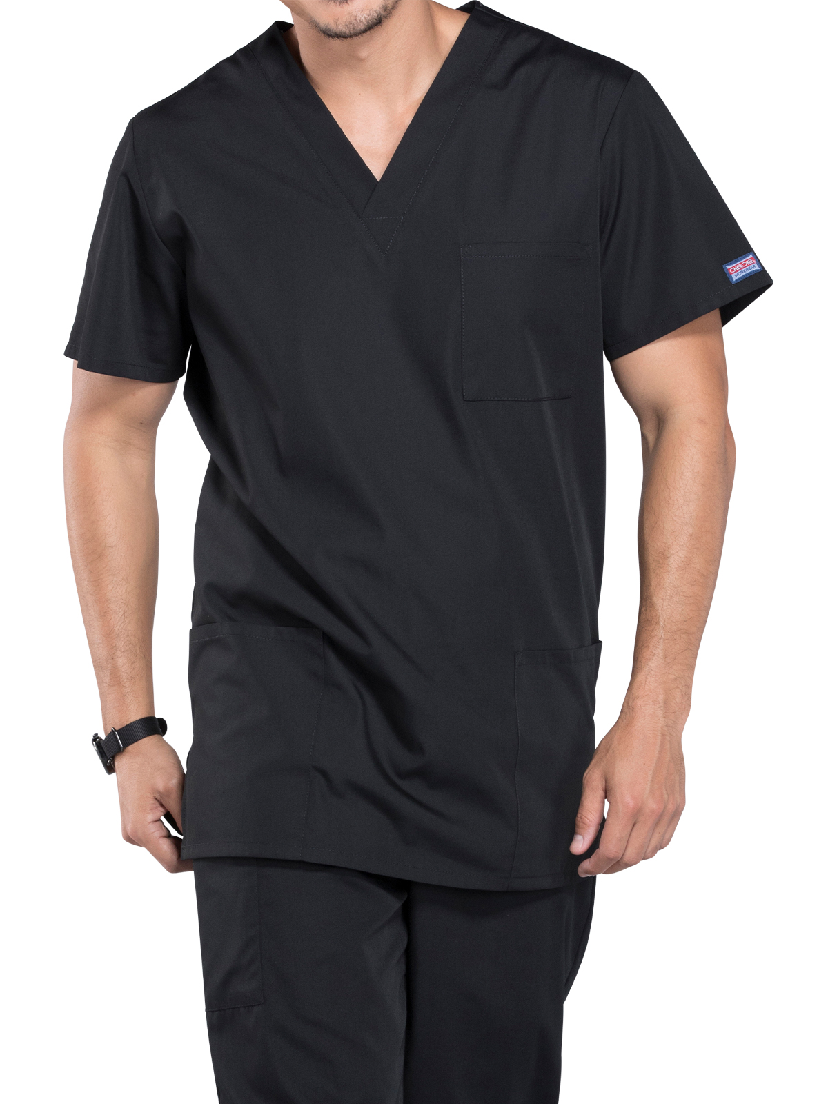 Cherokee - Workwear Originals - Unisex 3-Pocket V-Neck Top 40