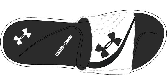 UA Ignite VI Boys' Slides 9