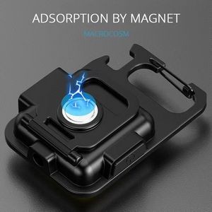 Versatile Silicone Airtag Keychain Holder Key Ring With Metal Carabiner 23