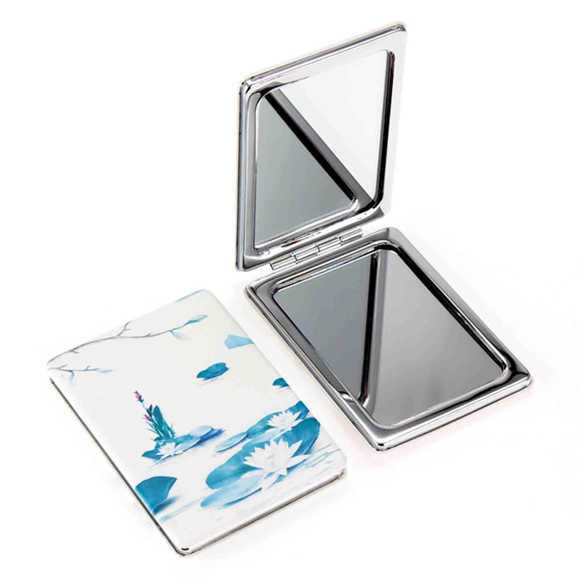 Pu Leather Double Sided Pocket Mirror