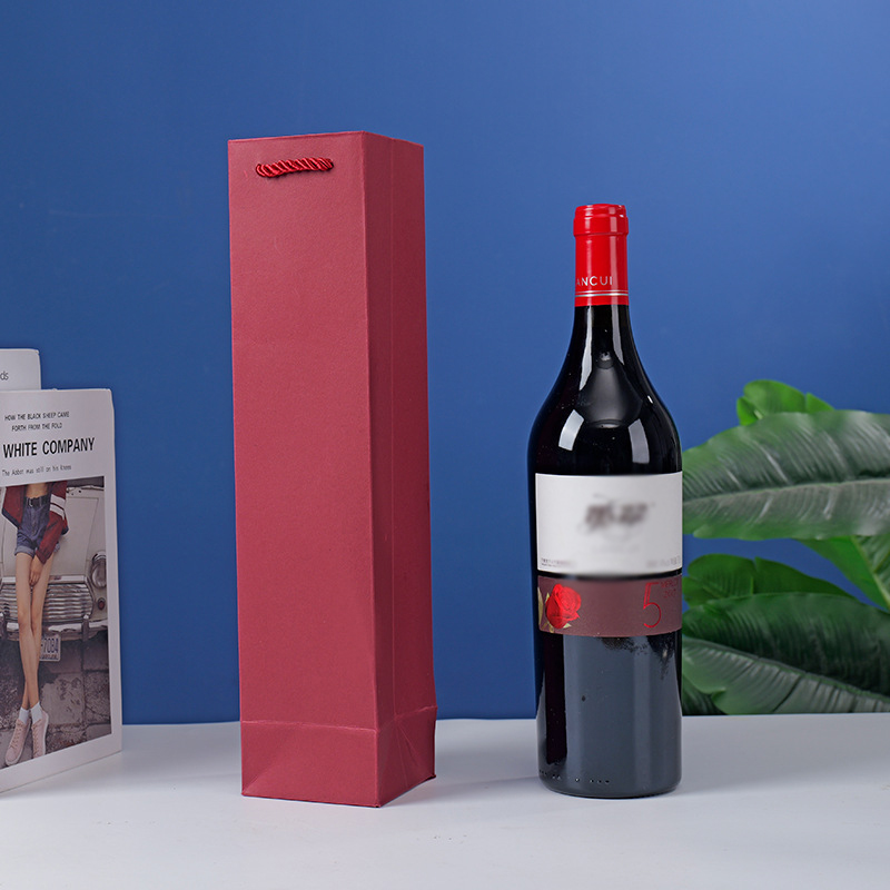 Kraft Wine Paper Shopping Bag 3