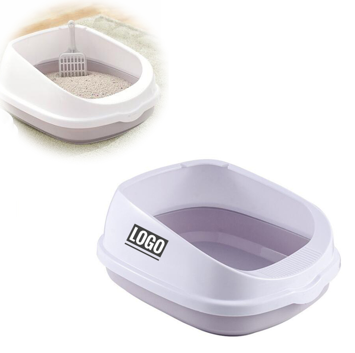 Pet Cat Litter Box With Scoop 2
