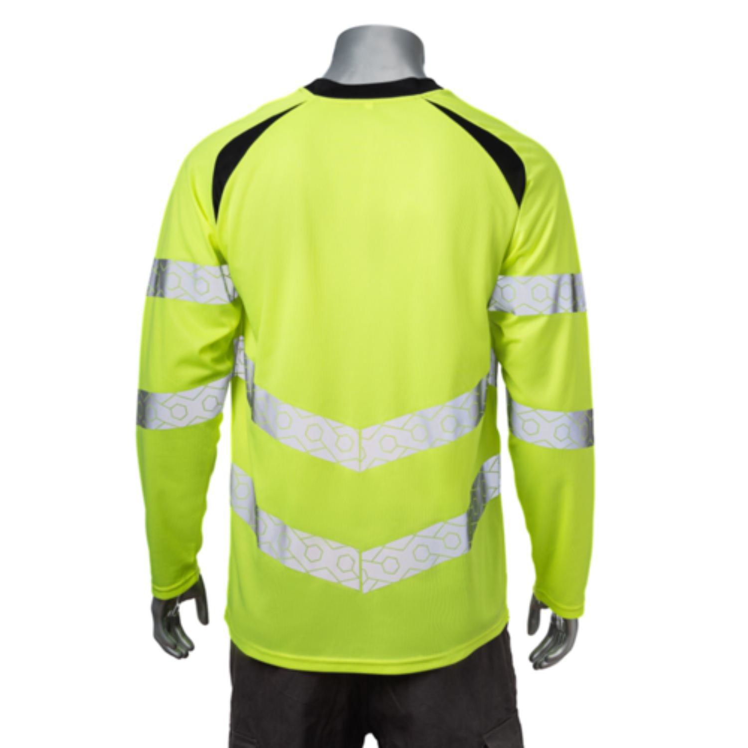 3.8 Oz. Polyester Class 3 Double Band Segmented Tape Safety T-Shirt 1