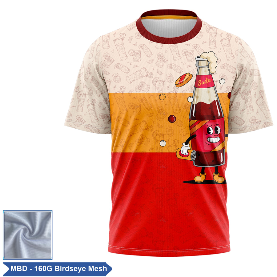 Unisex & Kids Sublimation Birdseye Short Sleeve Economy Tee 6