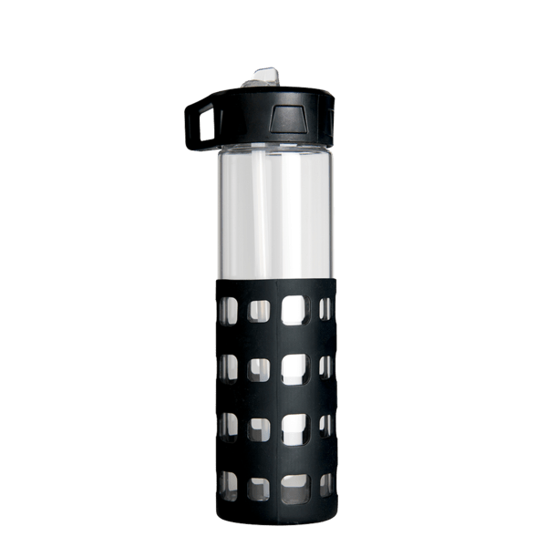 Sip-N-Go Glass Water Bottle - 20 Oz. 18