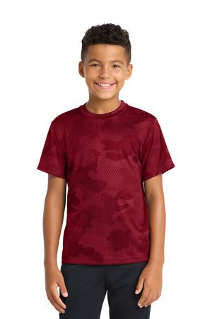 Sport-Tek Youth CamoHex Tee. YST370 10