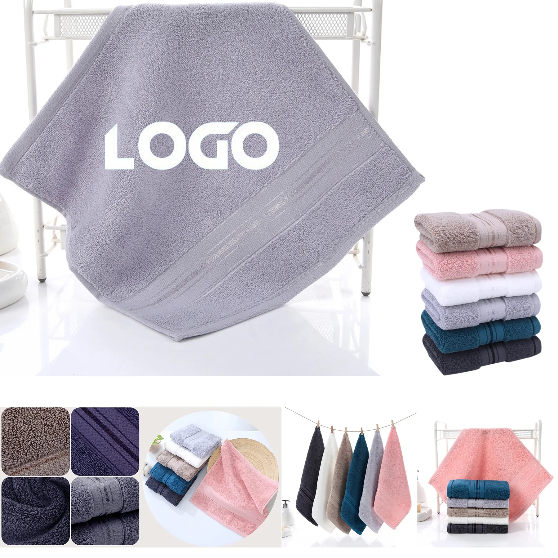 Lightweight Super Soft Cotton Bath Towels 1