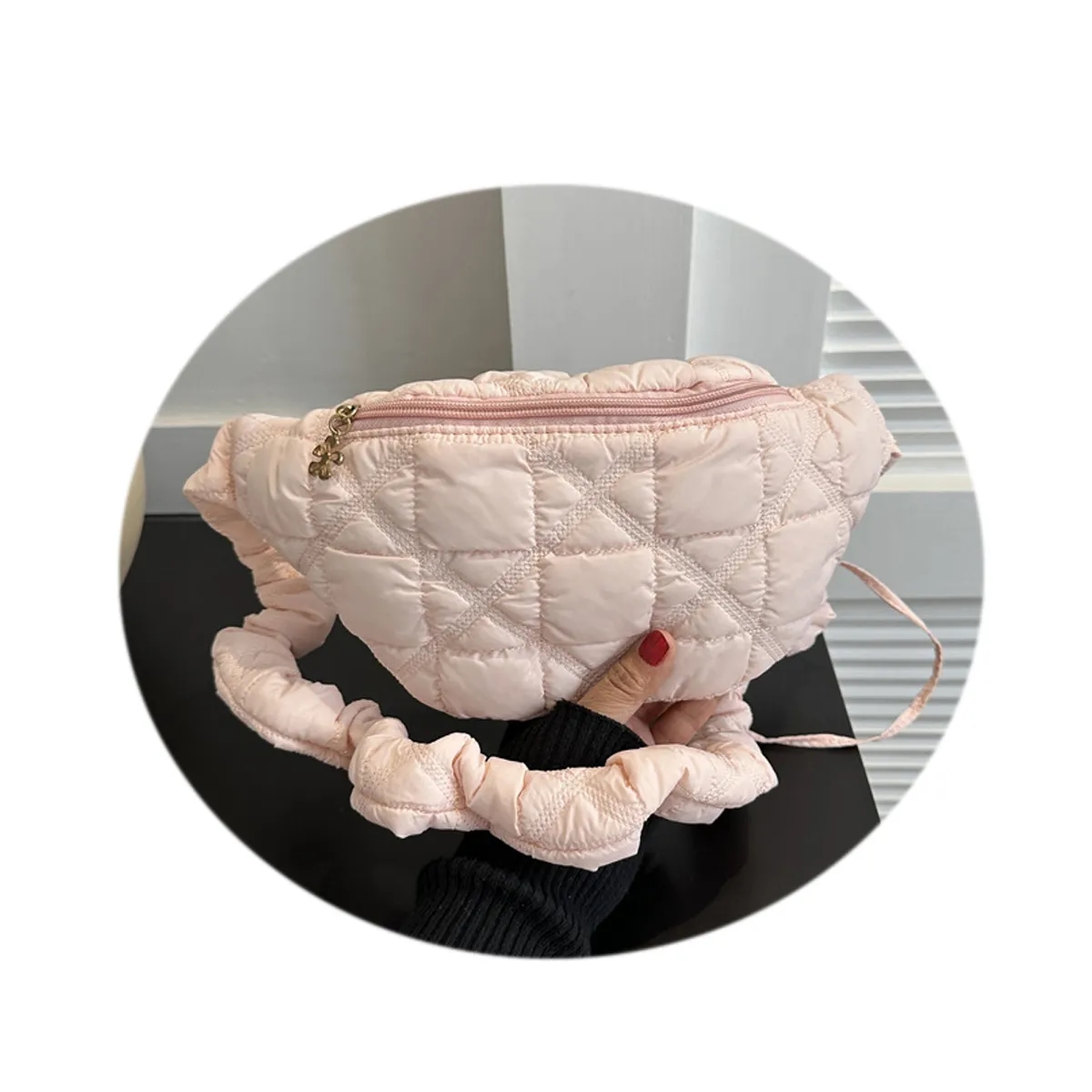 Puffy Quilted Crossbody Fanny Bag 2