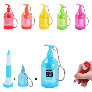 Sanitizer Shaped Pen With Keychain 2