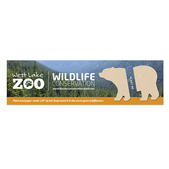 Wildlife Conservation Plantable Bear Bookmarks 2