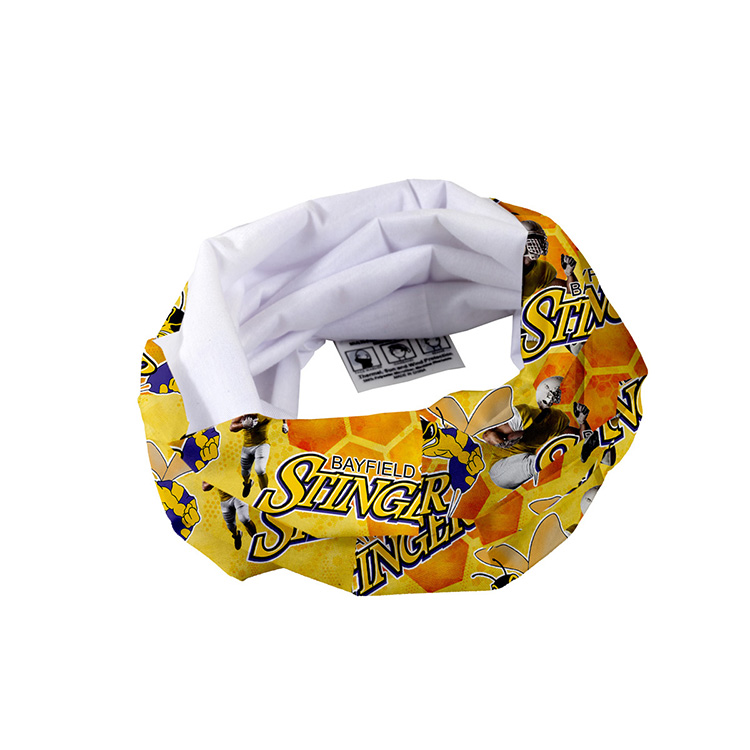 "THE FULL COLOR FANDANA™" Full Color Sublimation" Multi-Functional Gaiter & Headwear – 9-3/4" W x 17 1