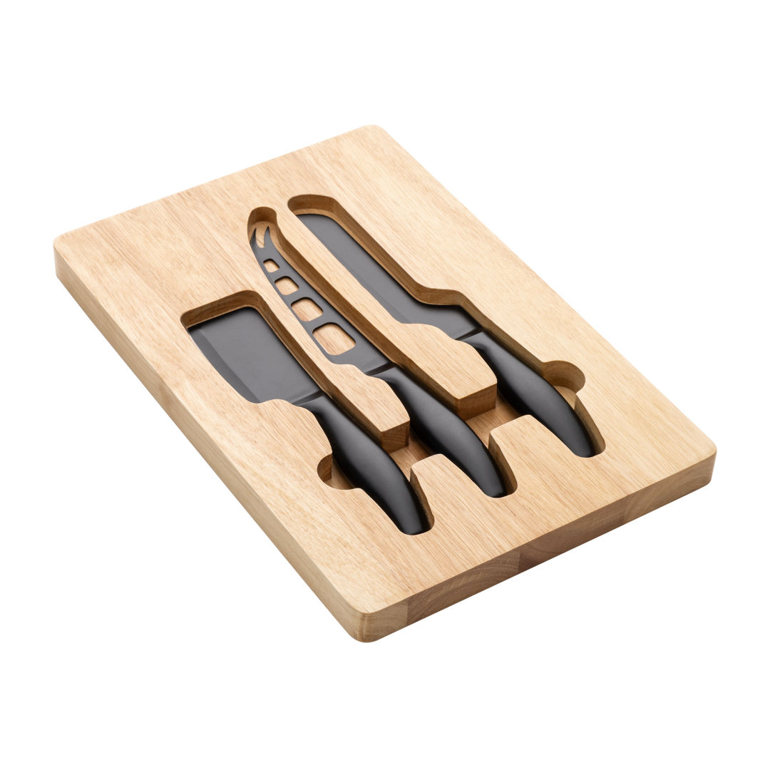 Barossa Serving Board w/3 Cheese Knives 5