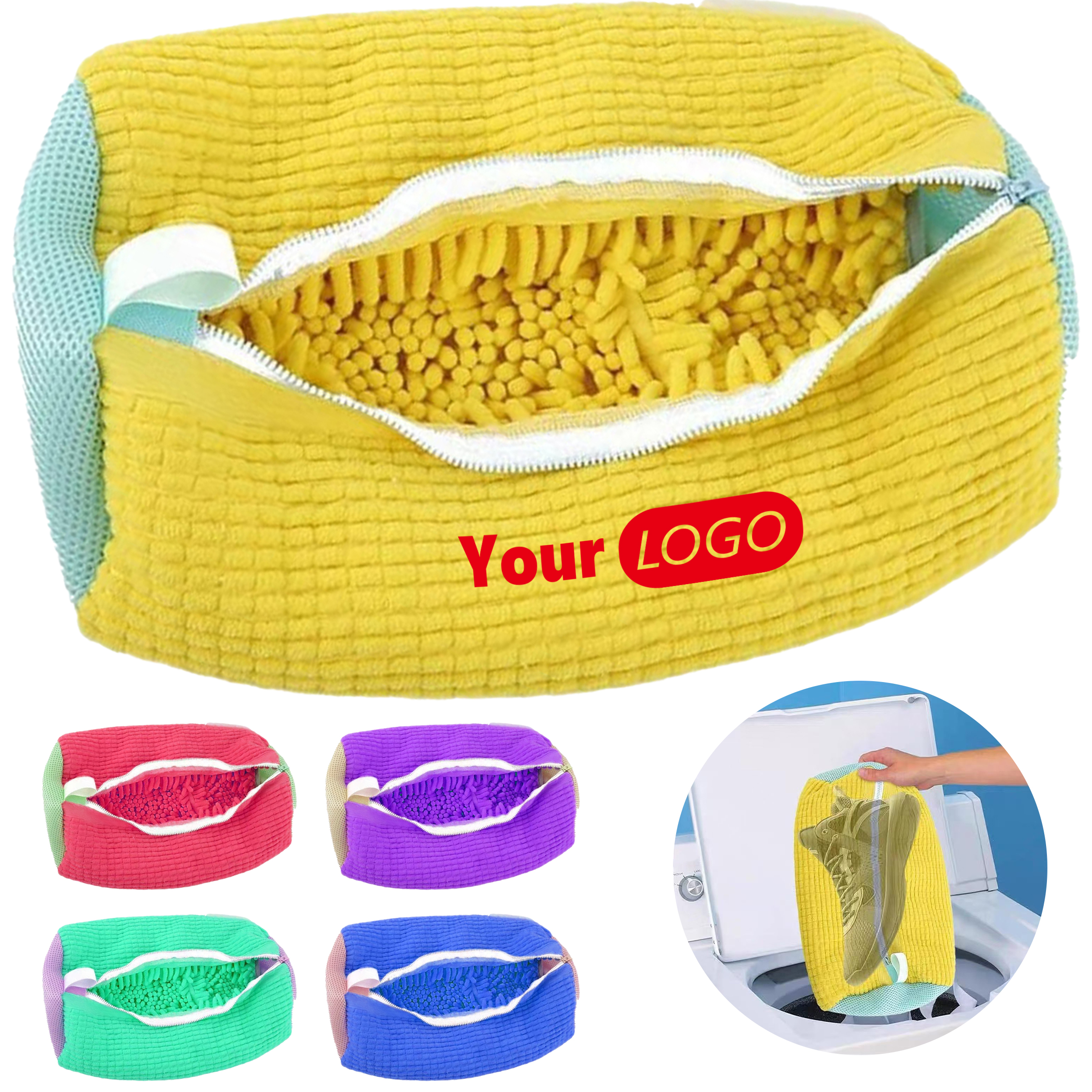 Polyester Customizable Shoe Washing Bag 4