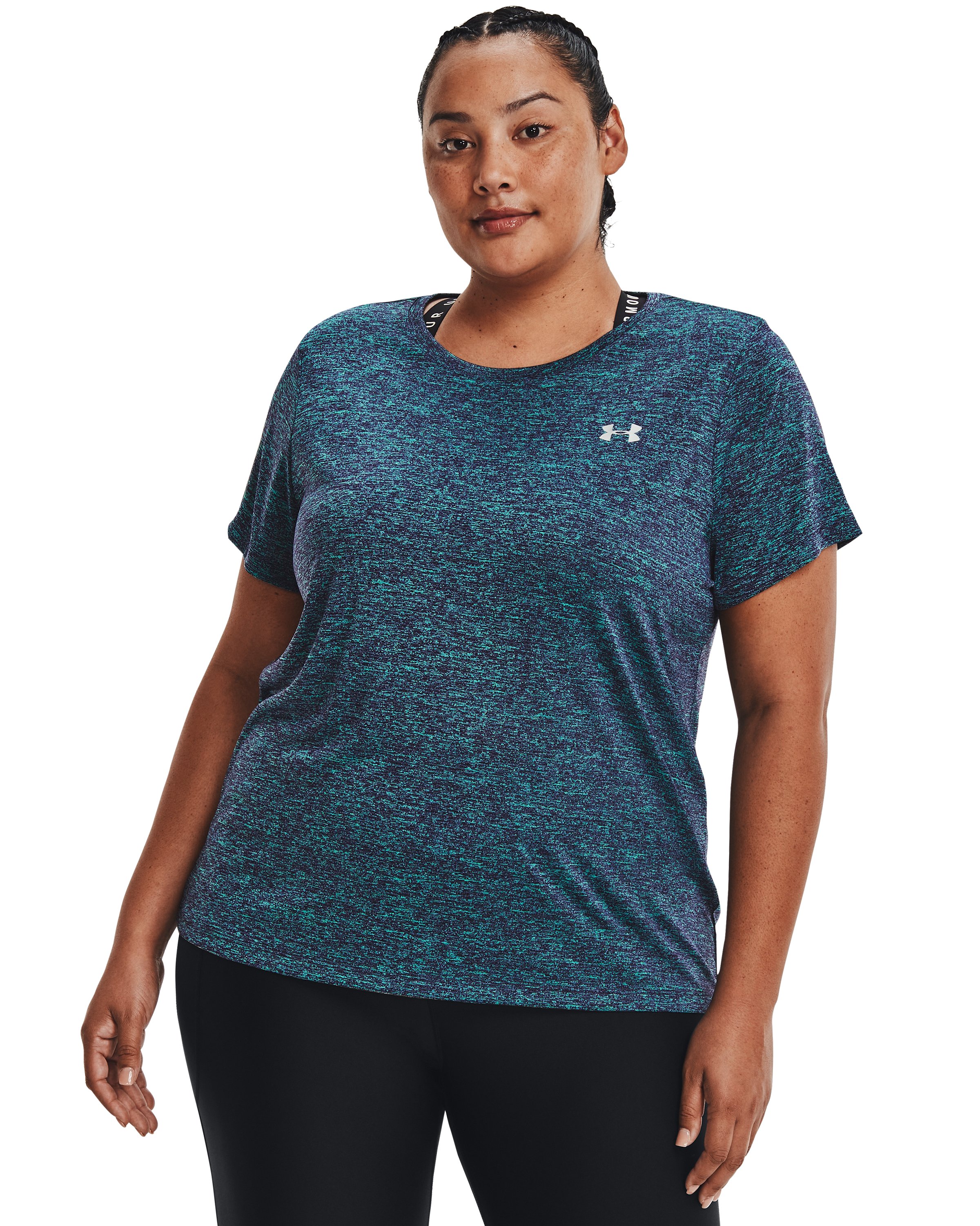 UA Tech Twist Women's Short Sleeve 3