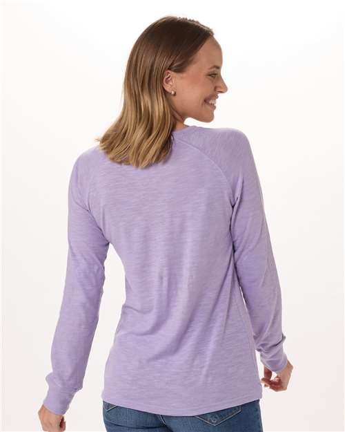 Women's Solid Preppy Patch Long Sleeve T-Shirt - BW3166 10